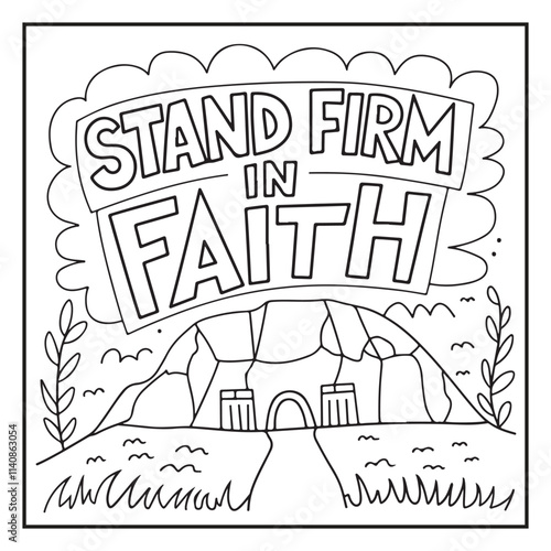 Bold and Easy Bible Verse Coloring Pages