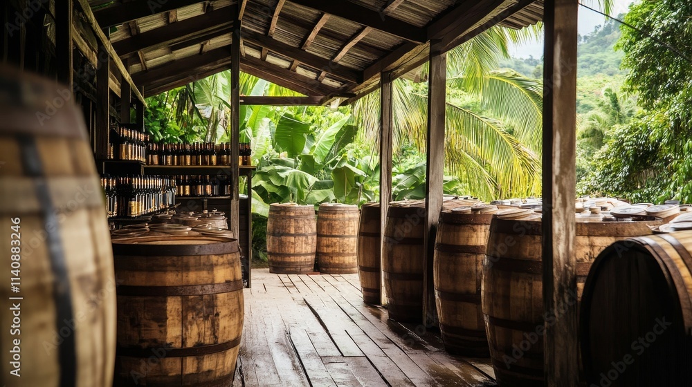Small batch rum production on tropical islands Small batch rum production on tropical islands