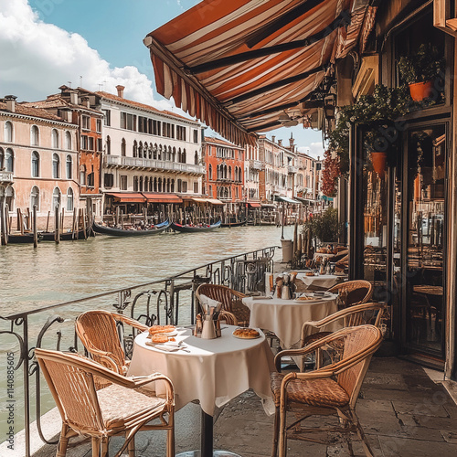 Fototapeta Naklejka Na Ścianę i Meble -  table in restaurant