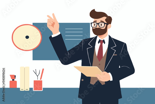 Business Presentation Leader