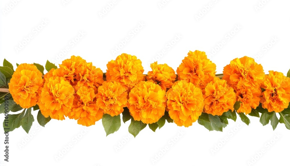 Marigold Flower Rangoli Design for Diwali Festival, Indian Traditional Flower Decoration Marigold Flower Rangoli Design for Diwali Festival, Indian Traditional Flower Decoration