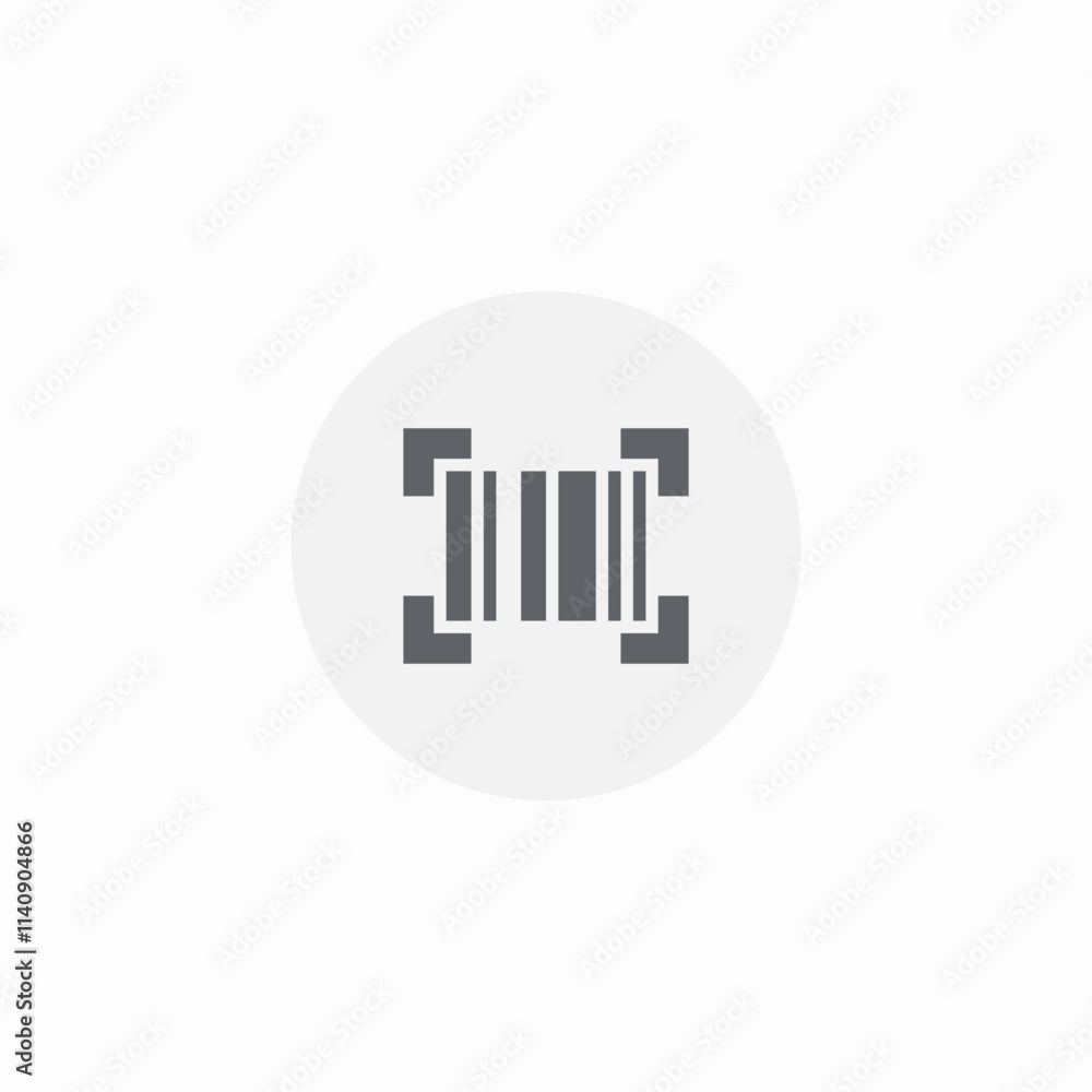 barcode scan icon sign vector barcode scan icon sign vector
