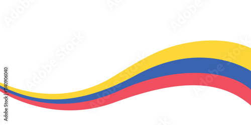 Photos Colombia flag isolated on png or transparent background,Symbol of Colombia,templ