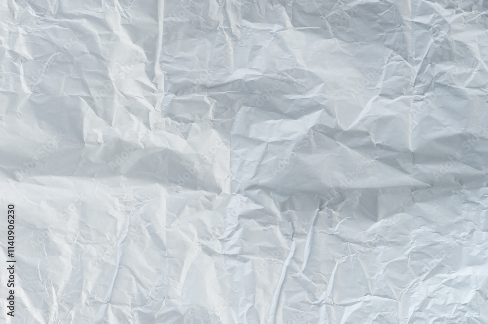Surface of white creased paper Surface of white creased paper