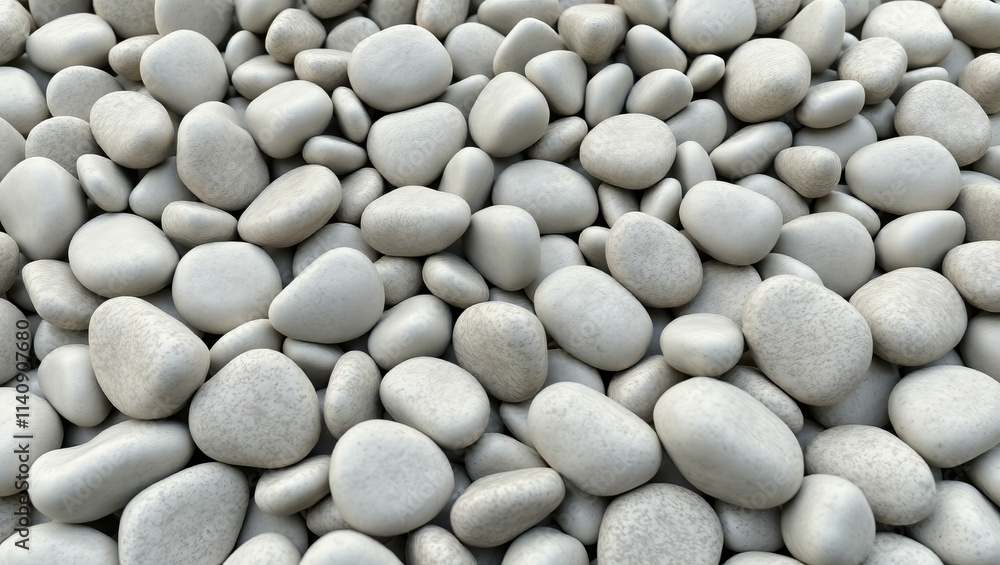 Serene Pebbles: Natural Tranquility Serene Pebbles: Natural Tranquility