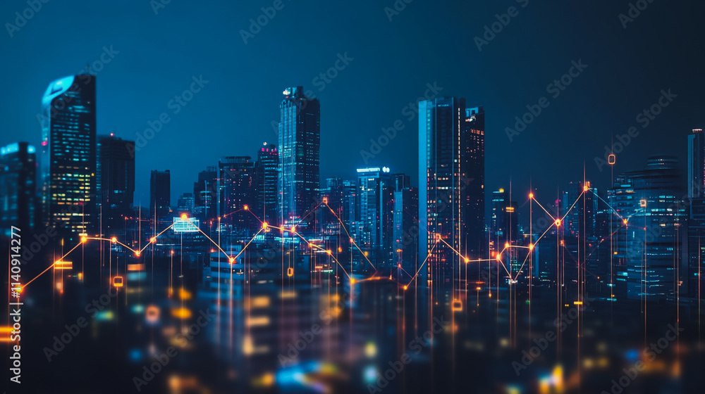 Smart digital city with connection cyber security network reciprocity over the cityscape . future smart wireless digital city and social media networking systems that connects people within the city Smart digital city with connection cyber security network reciprocity over the cityscape . future smart wireless digital city and social media networking systems that connects people within the city