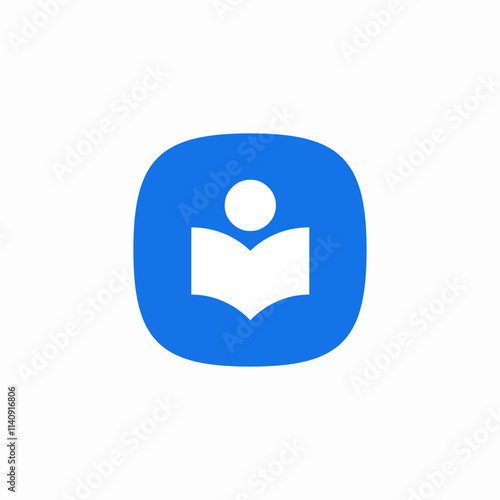 library book read icon sign vector