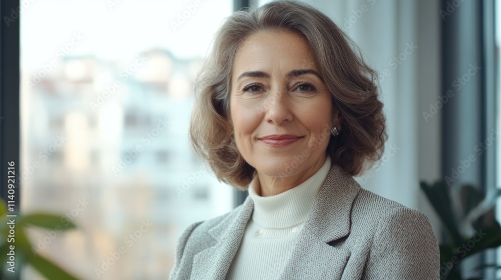 Businesswoman in a Corporate Environment Businesswoman in a Corporate Environment