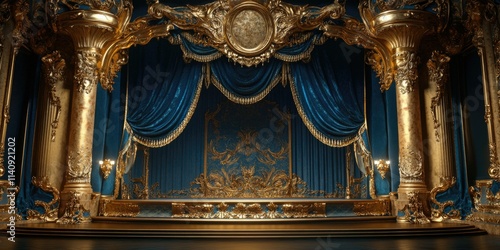 Obraz na płótnie Grand Theater Stage Interior w salonie