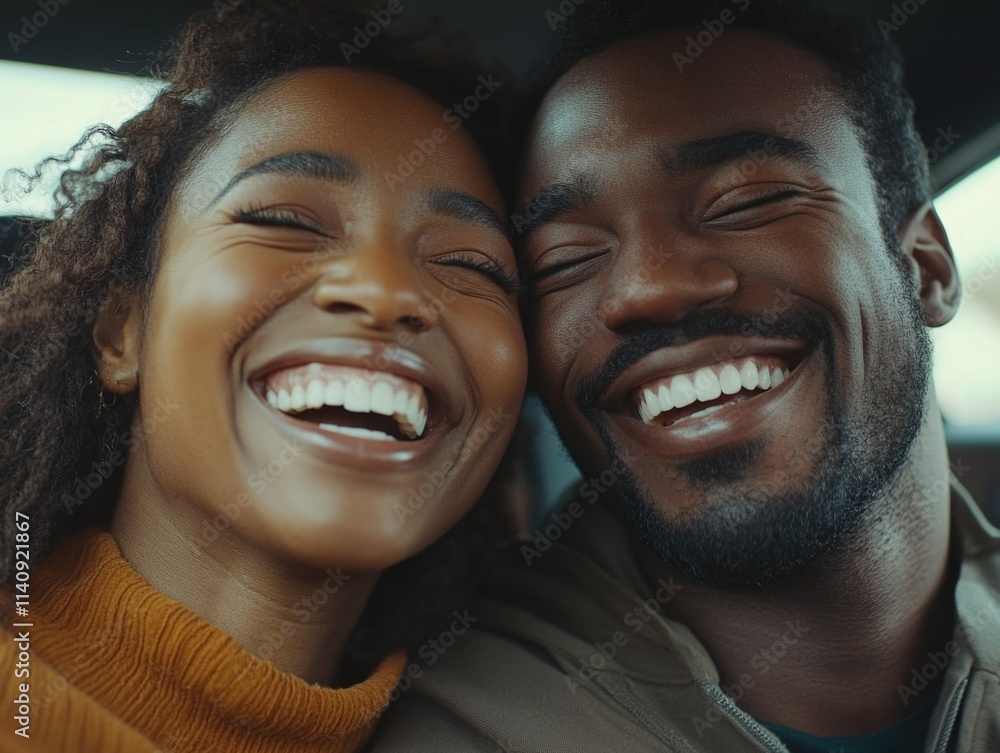 Happy Couple Sharing a Joyful Moment Happy Couple Sharing a Joyful Moment