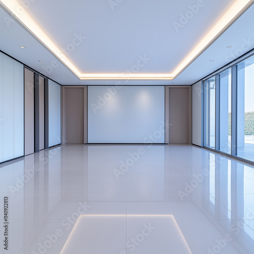 Executive Office Suite Entrance: Stylish Design for a Professional Workspace photo