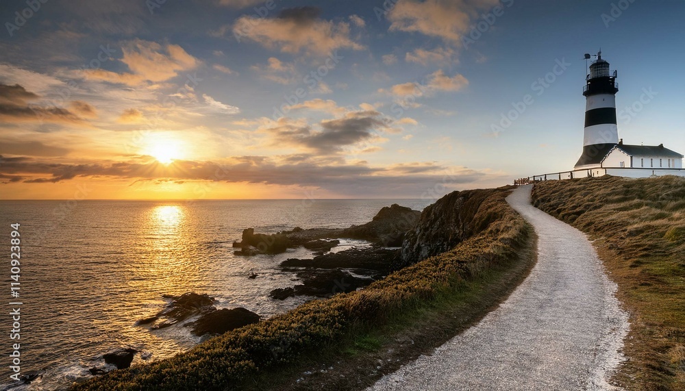 Fototapeta premium lighthouse on the coast