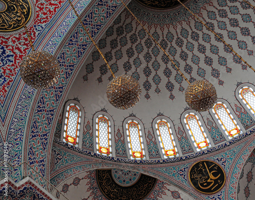 Kocatepe Mosque in Ankara, Turkey was built in the 20th century. It is one of the most important mosques of the recent period. photo