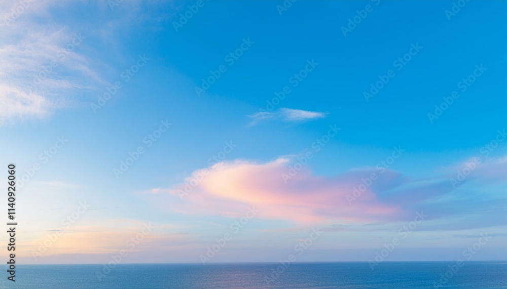 A scene of colorful clouds magically flowing over a blue sky, emitting colorful light. A scene of colorful clouds magically flowing over a blue sky, emitting colorful light.