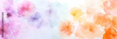 international womens day design, chic background featuring abstract florals in lavender, mint, and peach hues beautifully fitting international womens day