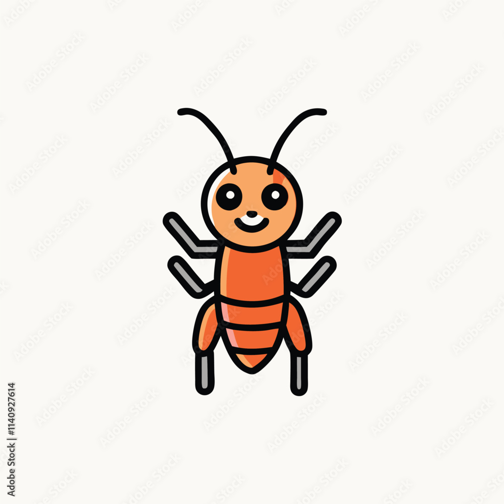 Cute Grasshopper cartoon icon vector for web and mobile app vector illustration
White Background Cute Grasshopper cartoon icon vector for web and mobile app vector illustration
White Background