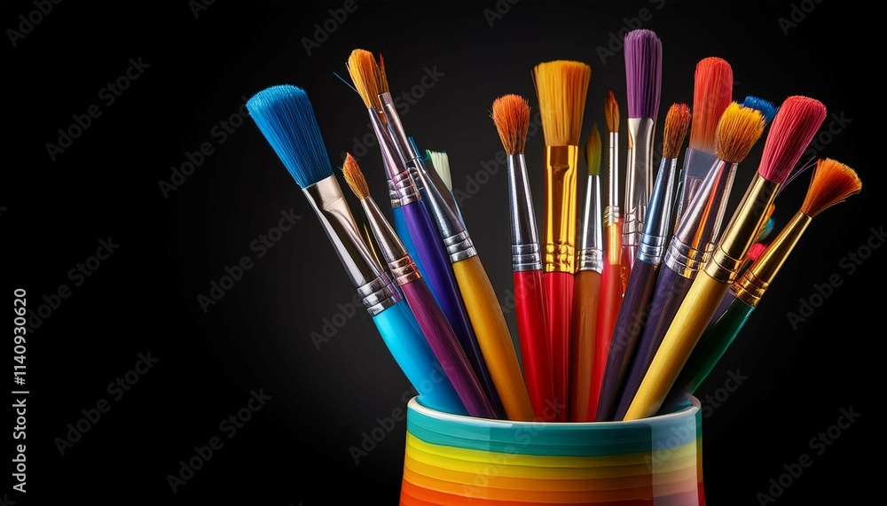 pencils in a glass pencils in a glass
