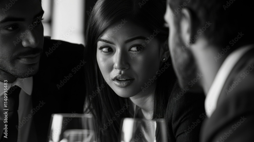 Business Professionals Meeting at Restaurant Business Professionals Meeting at Restaurant