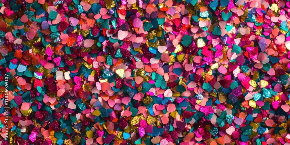 Vibrant Confetti Blurred Backdrop Vibrant Confetti Blurred Backdrop