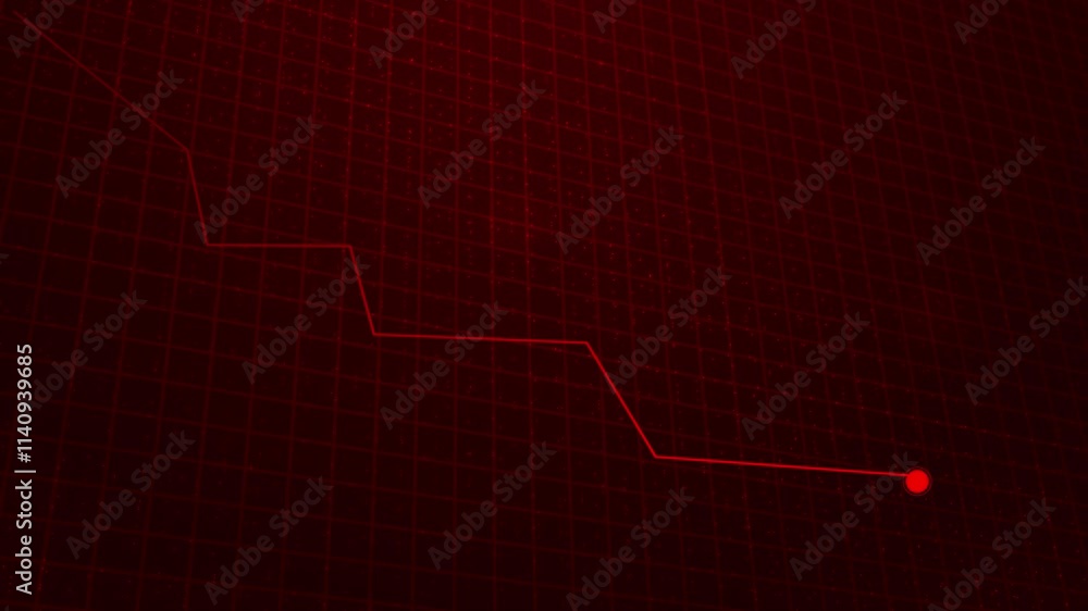 Red candles Stock Market Down, Display Stock market, arrow graph drop arrow down red background. Money losing. Stock crisis finance concept. Economic crisis Decreasing trend losses failure bankruptcy Red candles Stock Market Down, Display Stock market, arrow graph drop arrow down red background. Money losing. Stock crisis finance concept. Economic crisis Decreasing trend losses failure bankruptcy