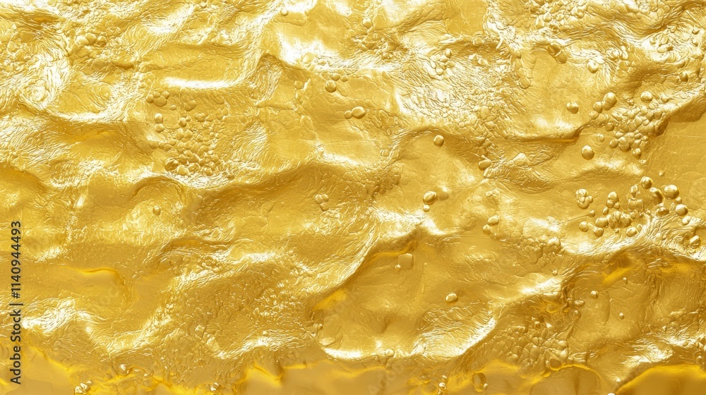 A close up of a gold background with bubbles A close up of a gold background with bubbles