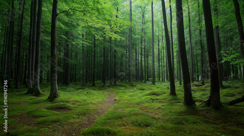 Beautiful forest and trees.