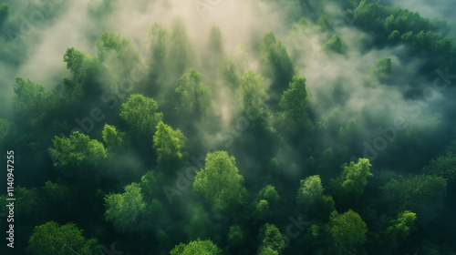 Beautiful forest and trees.