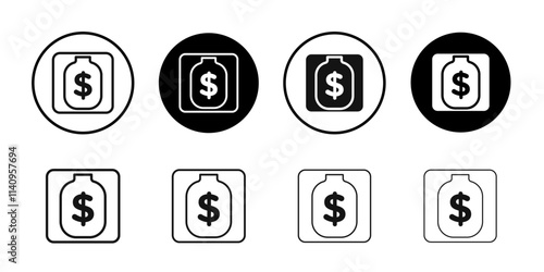 Business Remedy icon Simple thin outline