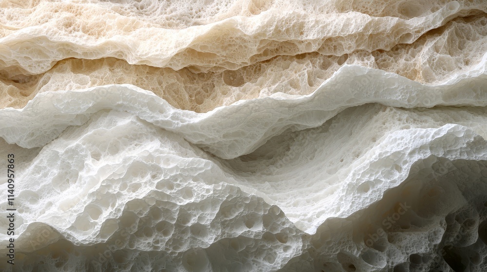 Obraz premium a close up of a rock formation with a lot of sand on it