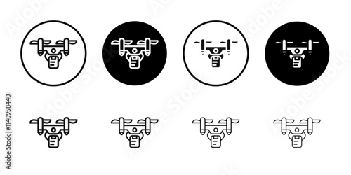 drone delivery icon Simple thin outline
