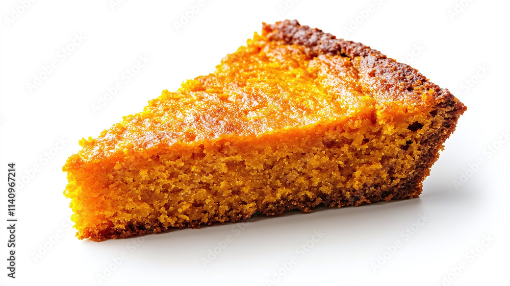 Carrot vegetable cake piece isolated on a white background, a healthy and homemade dessert food for celebration or holiday, a delicious and tasty slice of sweet pastry. Carrot vegetable cake piece isolated on a white background, a healthy and homemade dessert food for celebration or holiday, a delicious and tasty slice of sweet pastry.