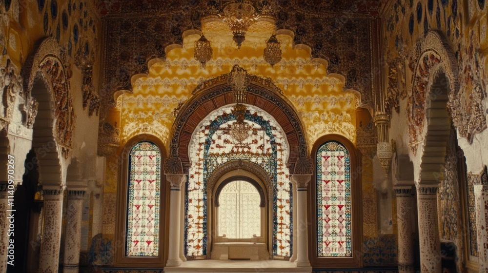 Palace of the Alhambra's Stunning Interior: A Glimpse into Moorish Architecture Palace of the Alhambra's Stunning Interior: A Glimpse into Moorish Architecture