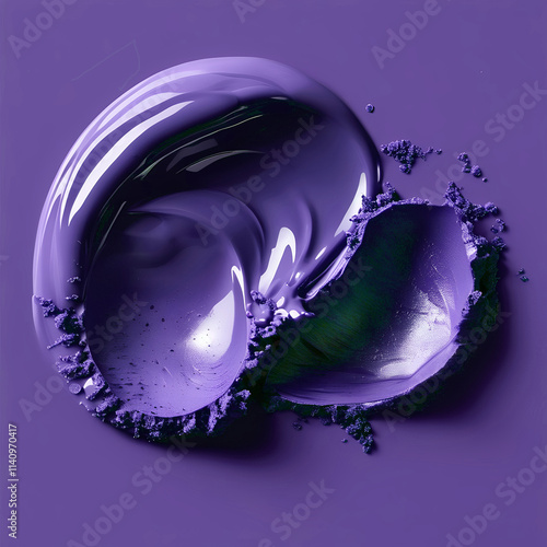 Image in striking mauve, elegant design, unique color palette, artistic visual