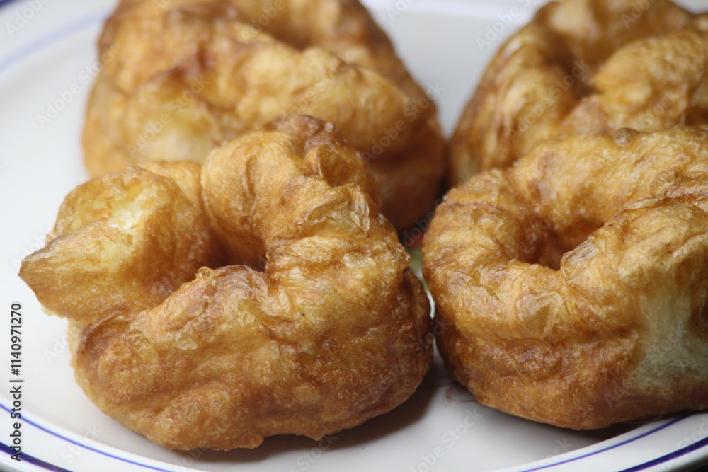 Sfenj Close Up, Moroccan Doughnuts Sfenj Close Up, Moroccan Doughnuts