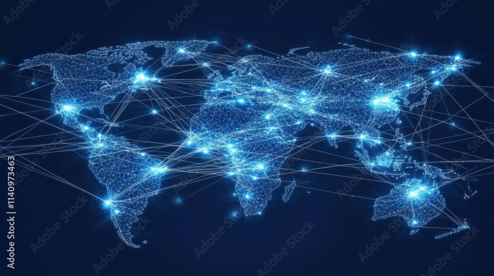 Global connections through technology are reshaping the business landscape. Global connections through technology are reshaping the business landscape.
