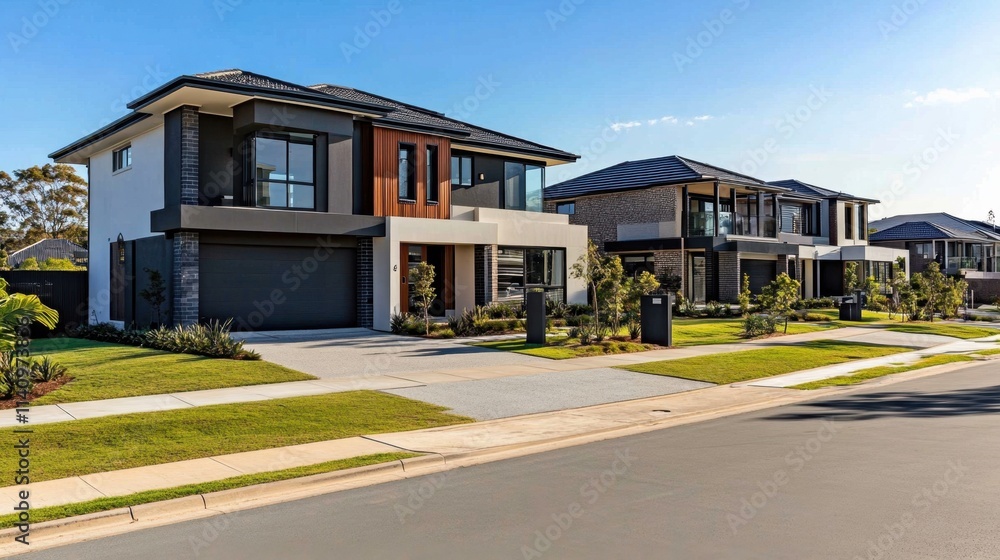 Contemporary residential architecture in Melbourne's outskirts. Contemporary residential architecture in Melbourne's outskirts.