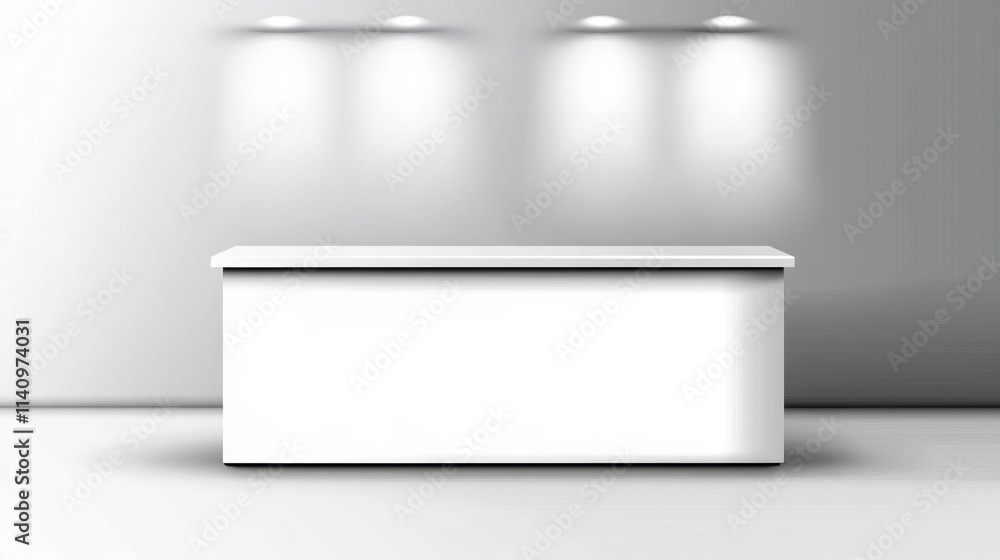 Fototapeta premium Perfectly showcases branding opportunities for businesses.