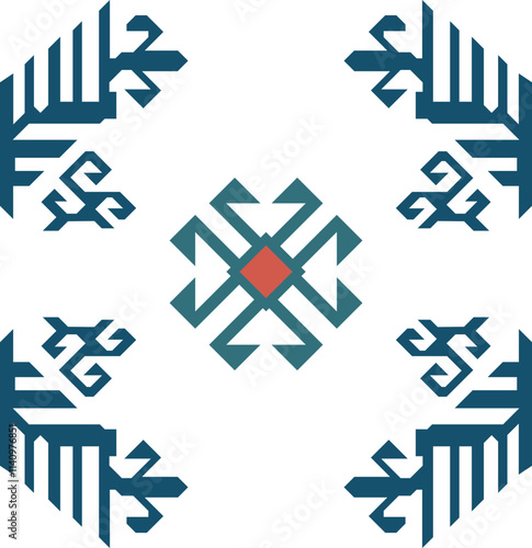 Azerbaijani carpet ornaments vector, Karabakh, Fuzuli carpets ornaments. Collection of seamless patterns with traditional ornaments. Vector illustration.