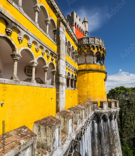 Palast da Pena, Parque da Pena, Naturpark Sintra-Cascais, Lissabon, Portugal photo