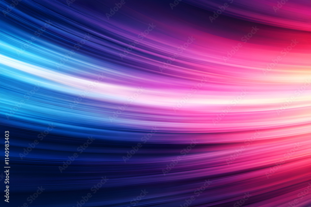 Obraz premium Motion blur photo of blue to purple gradient background, flare effect