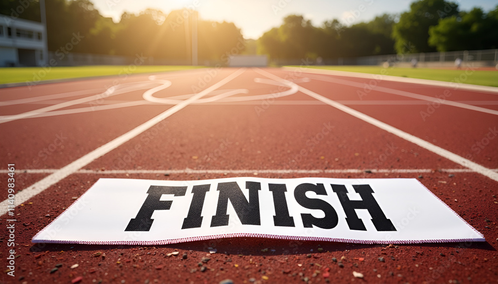 Finish line with Finish line with