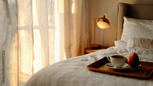bed in bedroom aesthetic room
