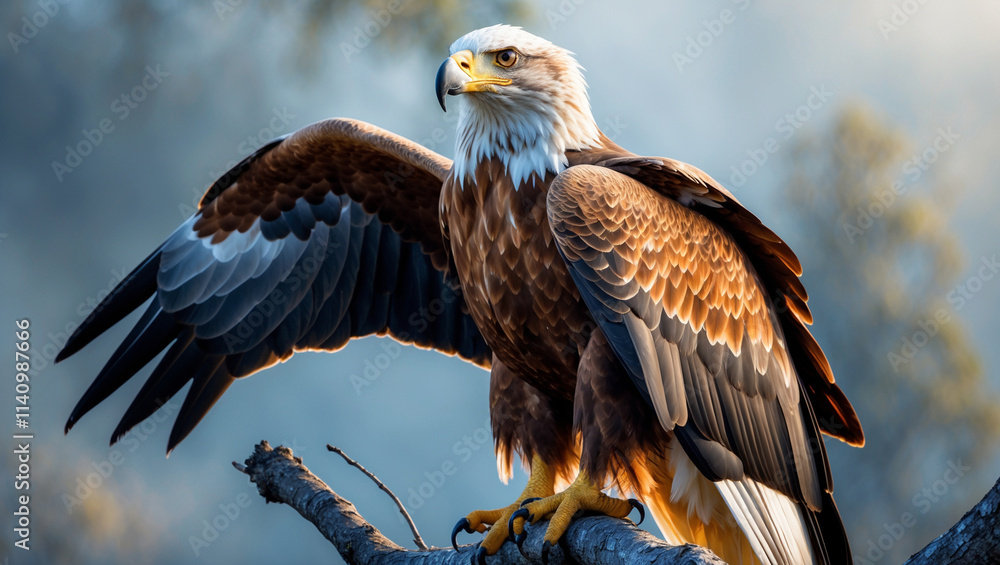 Obraz premium Discover stunning hawk images and art: majestic hawks in flight, fierce portraits, and hunting scenes. Perfect for nature lovers, presentations, and creative projects.