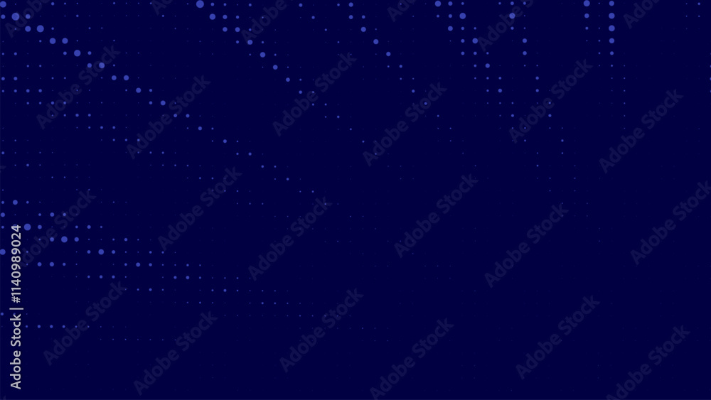 Obraz premium Halftone Dots pattern. motion speed line Halftone on Dark Background Minimalist Retro comic gradient grunge texture background. Vector