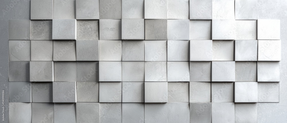 Close-up of a wall made up of small square tiles arranged in a grid-like pattern. the tiles are white in color and appear to be made of a textured material, possibly concrete or stone. Close-up of a wall made up of small square tiles arranged in a grid-like pattern. the tiles are white in color and appear to be made of a textured material, possibly concrete or stone.