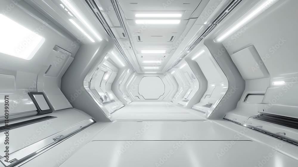 White background 3d room light abstract space technology tunnel stage floor, empty white future 3d neon background studio futuristic corridor render modern interior silver road black wall design gray White background 3d room light abstract space technology tunnel stage floor, empty white future 3d neon background studio futuristic corridor render modern interior silver road black wall design gray