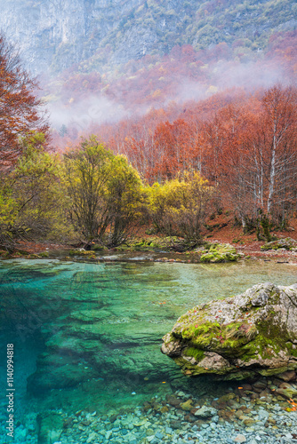 Oko Skakavice, The Eye, Ropojana Tal, Gusinje, Montenegro photo