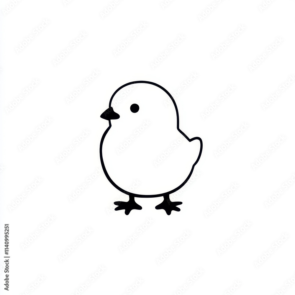 a black and white drawing of a bird a black and white drawing of a bird