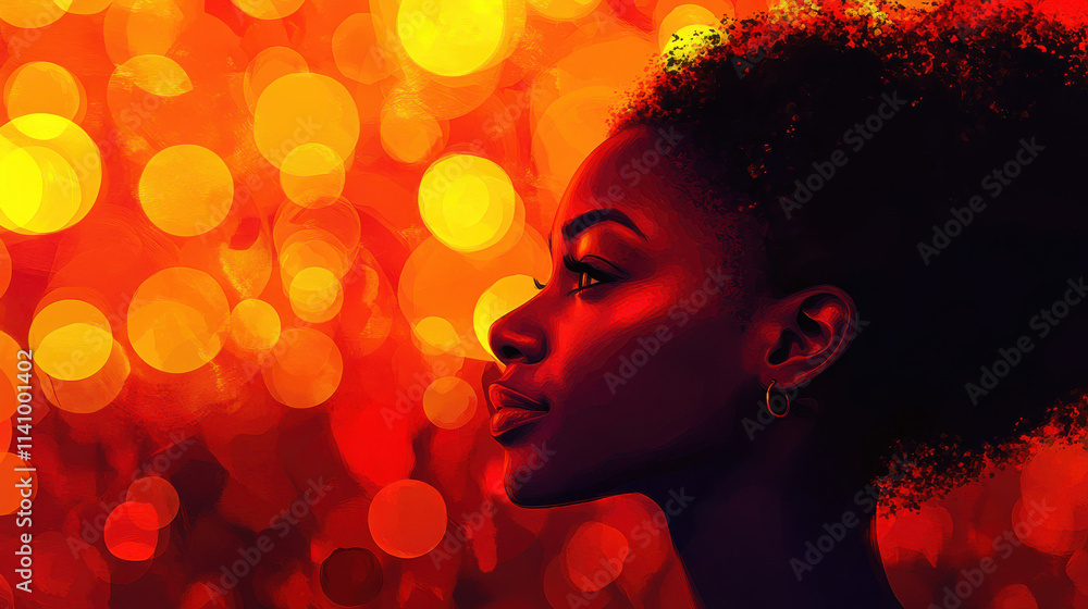 Minimalistic Black History Month Poster Artwork Minimalistic Black History Month Poster Artwork