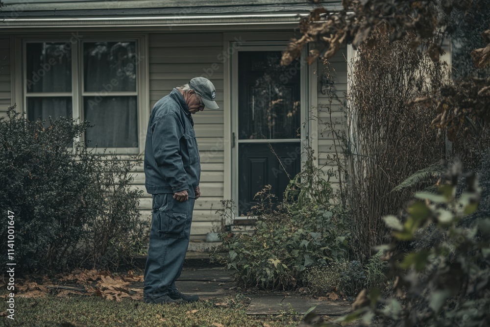 man to the front yard man to the front yard